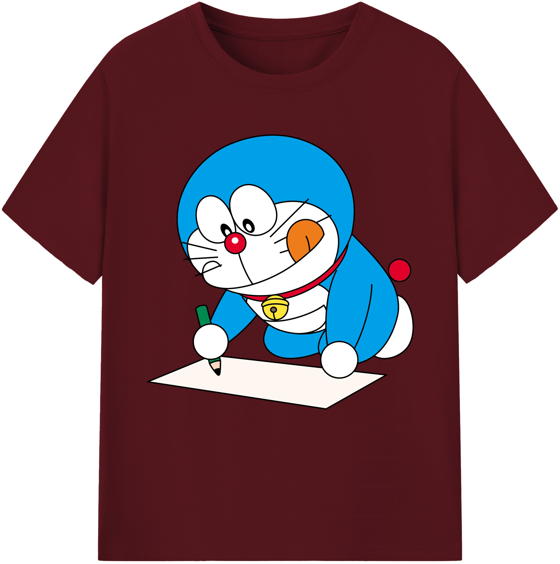 （画像用） ドラえもん Doraemon 綿100％半袖Tシャツ（フロントプリント）